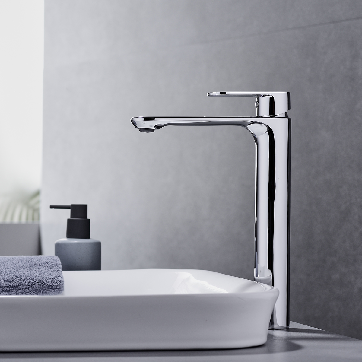 Premium Bathroom Faucet for Home: Sleek Design Single Lever Tap - 图片 2