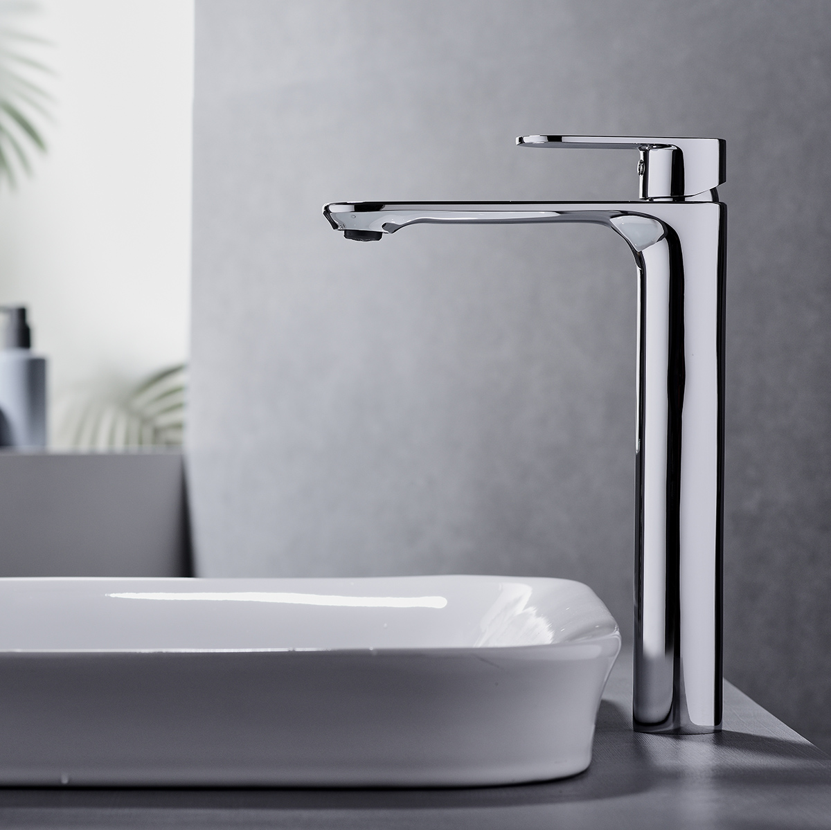 Premium Bathroom Faucet for Home: Sleek Design Single Lever Tap - 图片 3