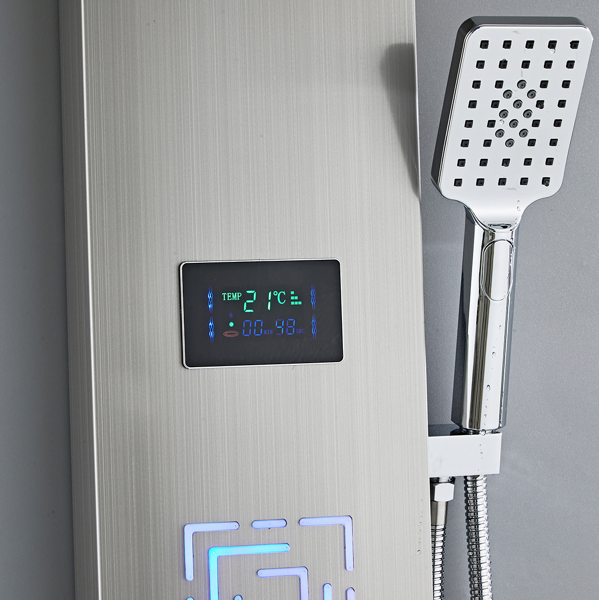 LED Display Smart Shower Panel System - Luxury Bathroom Shower Screen for Premium Bathing - 图片 6