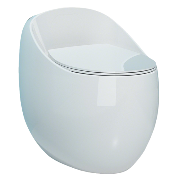 Egg-Shaped Toilet: Water-Saving Siphonic & Odor-Proof for Homes
