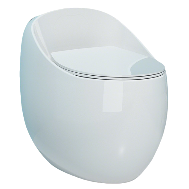 Egg-Shaped Toilet: Water-Saving Siphonic & Odor-Proof for Homes