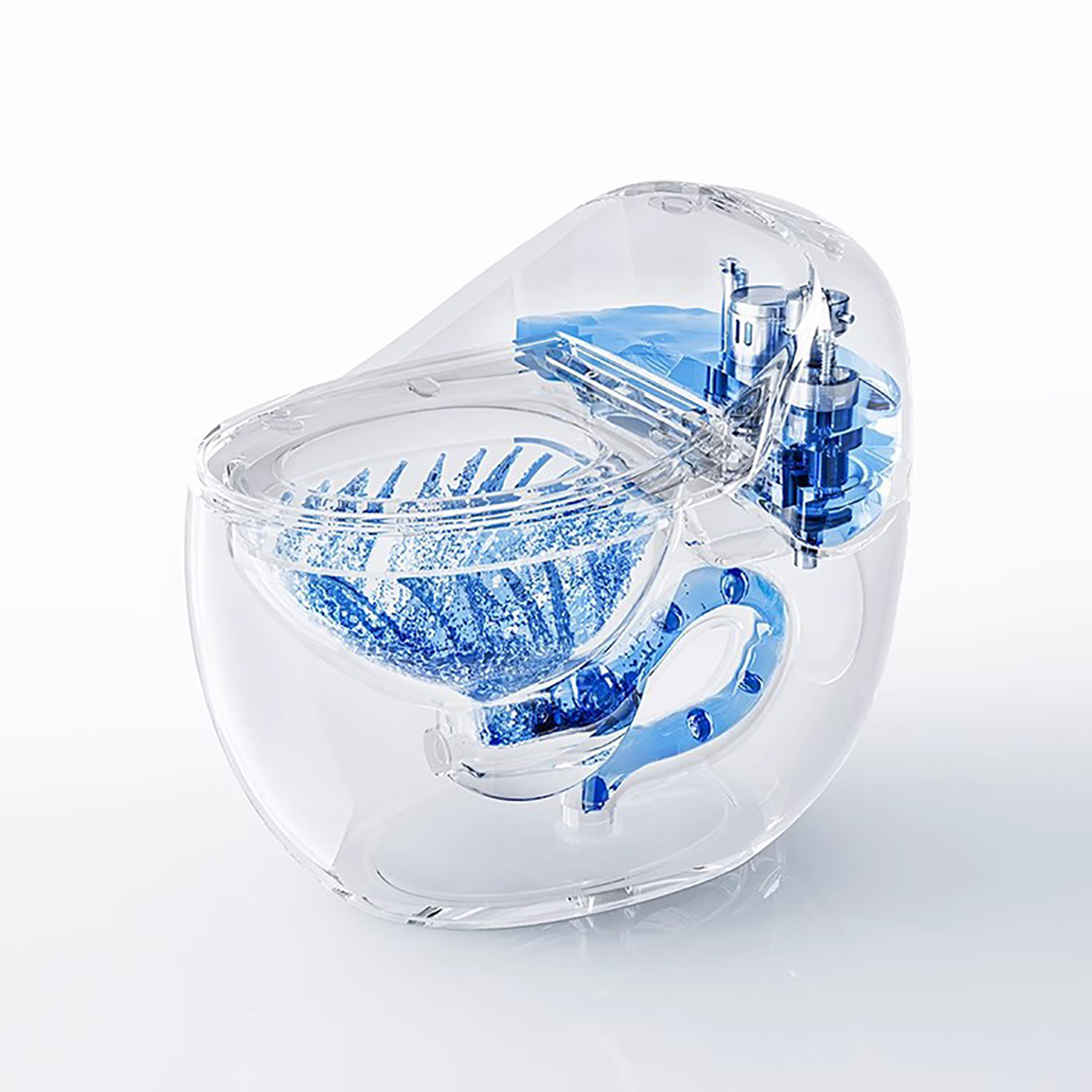 Egg-Shaped Toilet: Water-Saving Siphonic & Odor-Proof for Homes - 图片 8