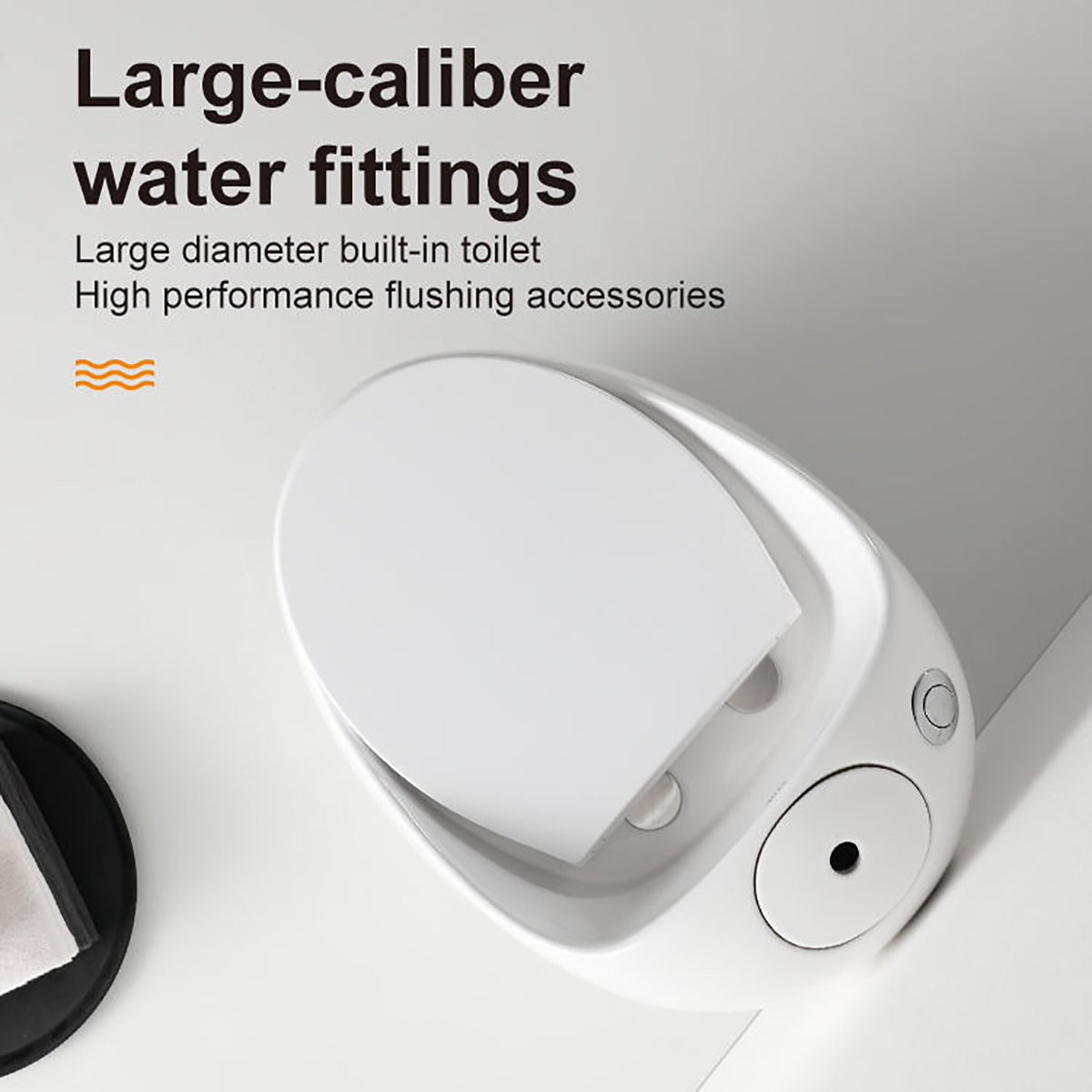 Egg-Shaped Toilet: Water-Saving Siphonic & Odor-Proof for Homes - 图片 9