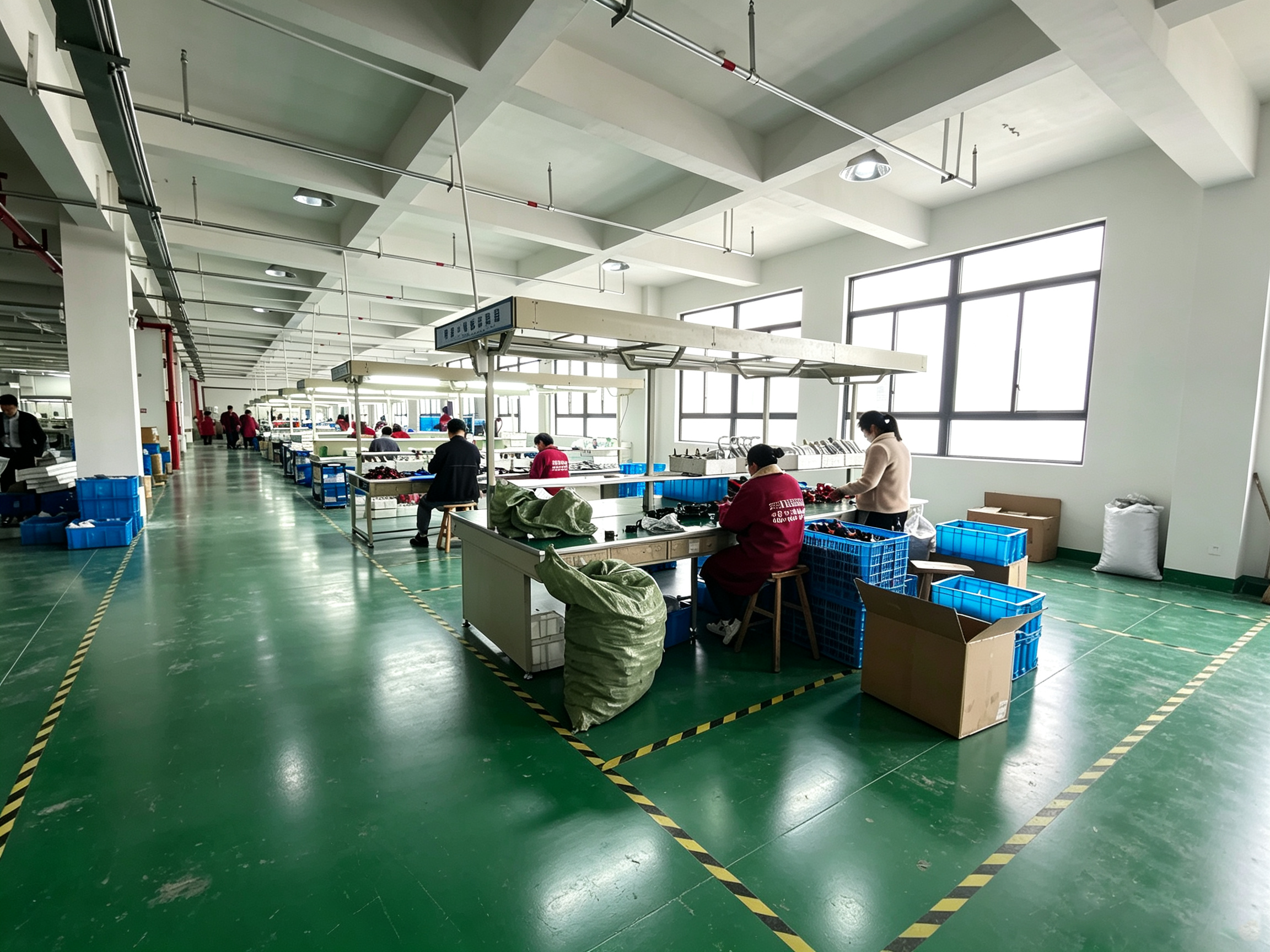 Faucet assembly line workshop of Poseidon integrated faucet manufacturer